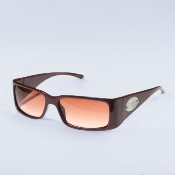 VTG Y2K DIOR ClassicDior 2 Sunglasses Burgundy • Brown Gradient Lens CQJNF NWOT - Picture 3 of 16